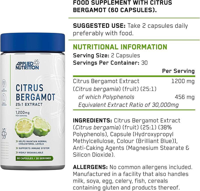 Applied Nutrition Citrus Bergamot