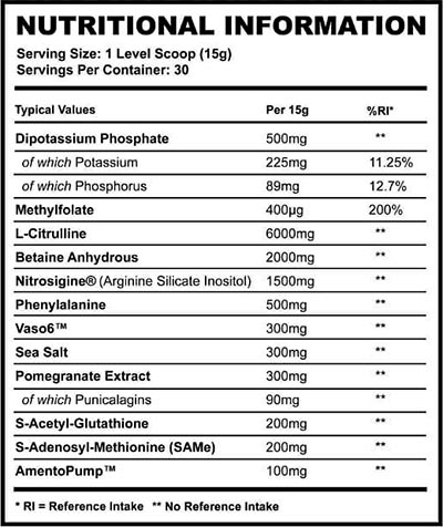Supplement Needs PRE Pump+ Strawberry Surge