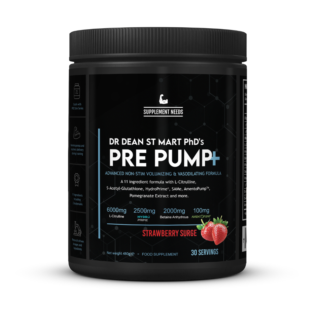 Supplement Needs PRE Pump+ Strawberry Surge