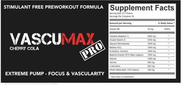 Strom Sports VascuMAX PRO Açaí Berry